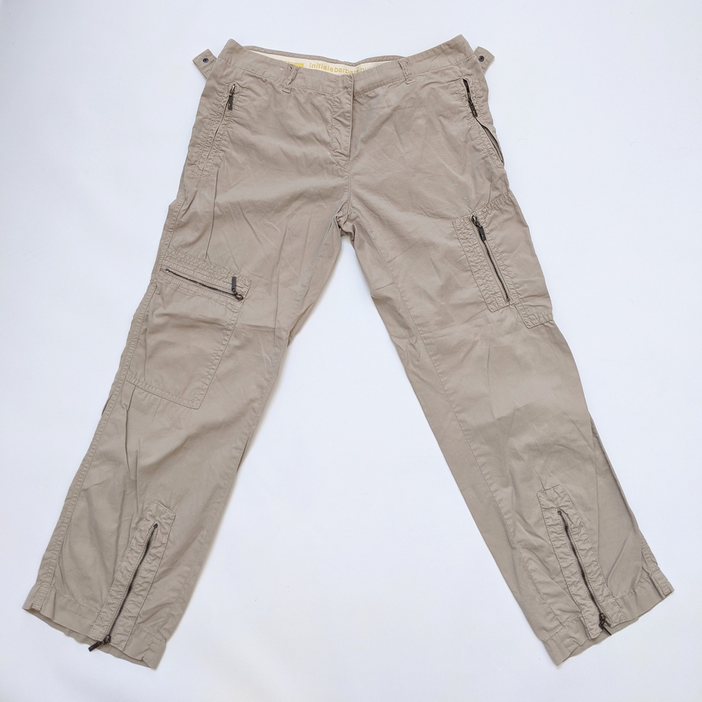 Barbara Bui Initials Jeans Light Brown Cargo Pants, Women's Size 6/Fr 38